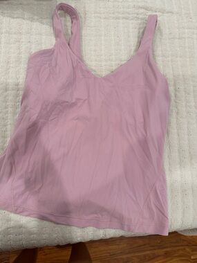 lululemon athletica Light Lavender V-Neck Tank